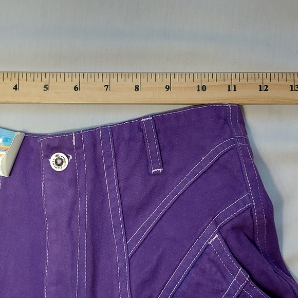 Liason Vintage NWT Purple Super High Rise Parachute Pants, 7 - Picture 9 of 10